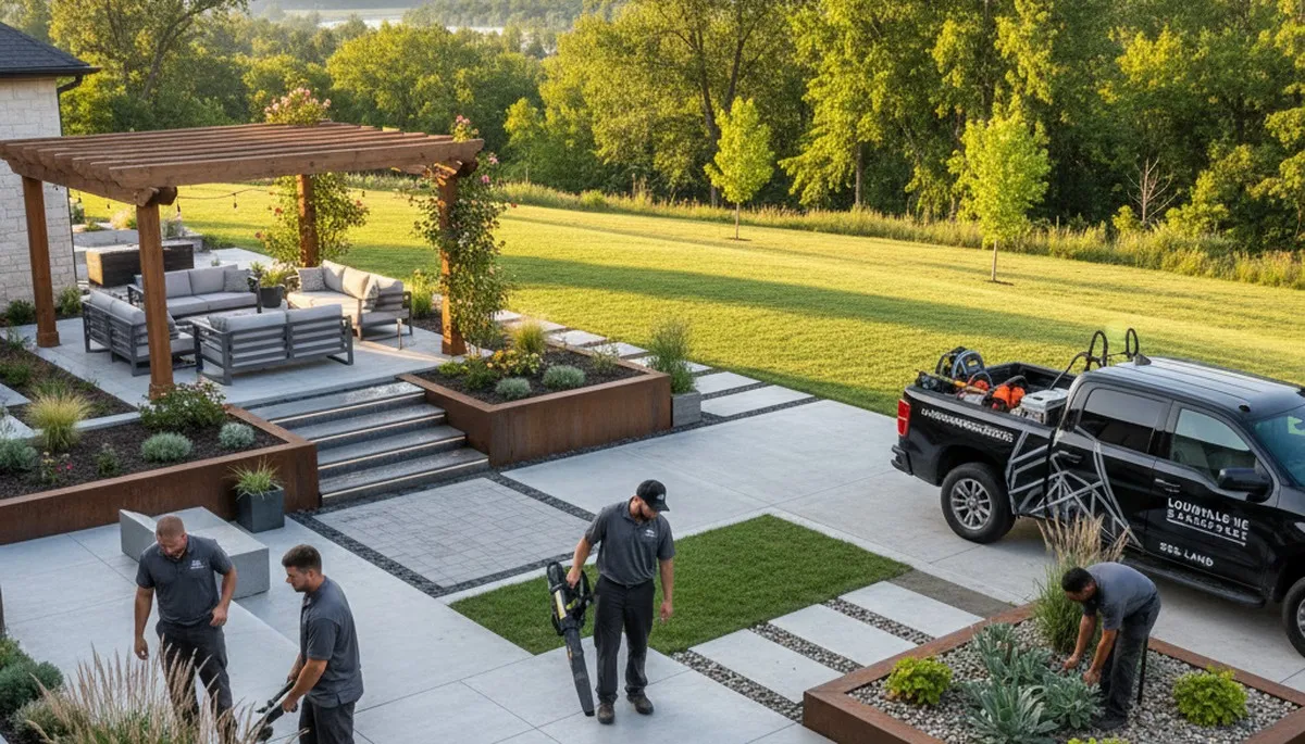 Landscape maintenance service in Omaha, NE for residential and commercial properties